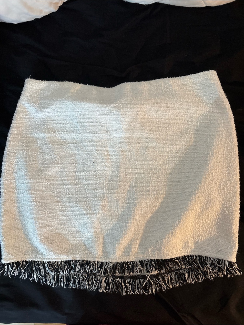 Zara Trafaluc Fringe Mini Skirt